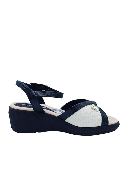 Anatomic Women's Synthetic Leather Platform Shoes Black