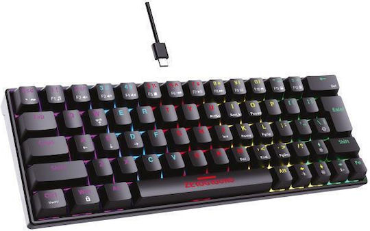Zeroground KB-3600G TORII v2.0 Gaming Mechanical Keyboard with Outemu Red Switches and RGB Lighting English US