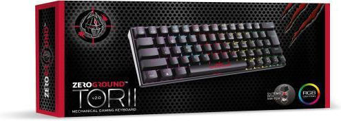 Zeroground KB-3600G TORII v2.0 Gaming Mechanical Keyboard with Outemu Red Switches and RGB Lighting English US