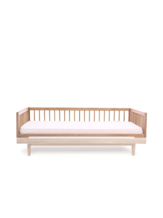 Nobodinoz Βρεφική Κούνια Pure Καφέ για Στρώμα 70x140cm