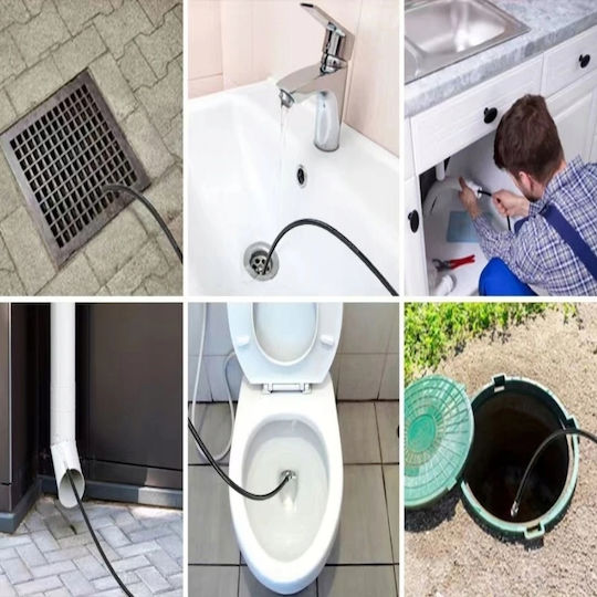 25m Drain Cleaning Hose External M22 Thread