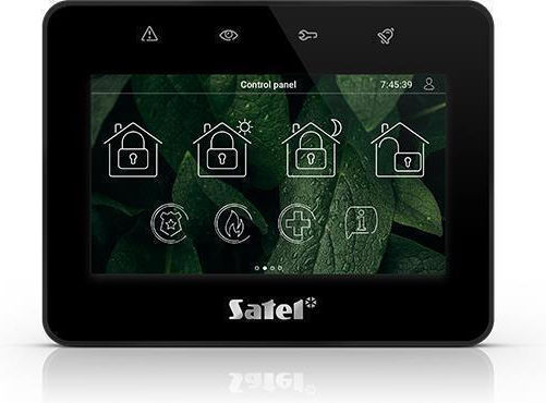 Satel Security Access-Control Keypad Touch Black INT-TSG2-B