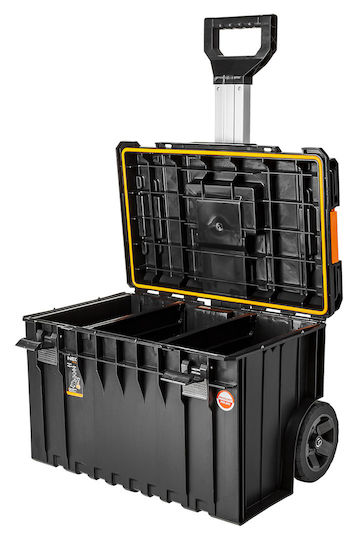 Neo Tools Τροχήλατο Πλαστικό Μπαούλο Μεταφοράς και Αποθήκευσης Εργαλείων Π57.5xB43.8xΥ69cm 84-266