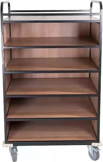 Rnt Carucior pentru bucătărie comercială cu 6 niveluri H146xL91xL68cm