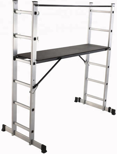 Inox Kiss Inox Kiss Doppeltes Aluminium Kombinationsleitern 2x7