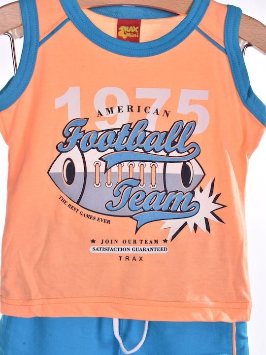 Kinder-Set mit Shorts Sommer 2Stück Orange