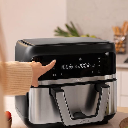Cecotec Cec-100149 Air Fryer with Double Detachable Bucket 9lt Silver