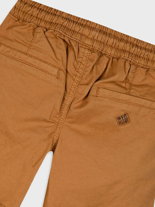 Kinder-Shorts/Bermudas Stoff Schokolade