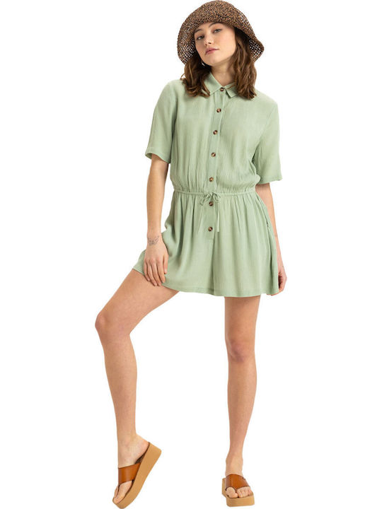 Real Tomorrow Women's One-piece Shorts Basil