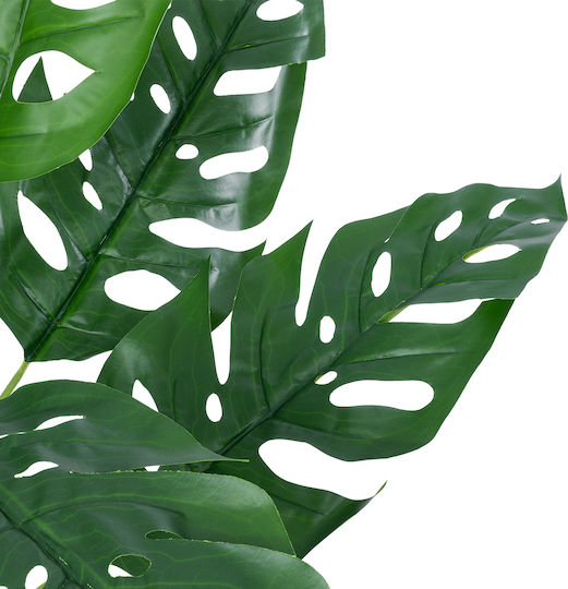 Globostar Artificial Garden Monstera Plant 20937 Διακοσμητικό Φυτό Μονστέρα Φ90 X Υ80cm
