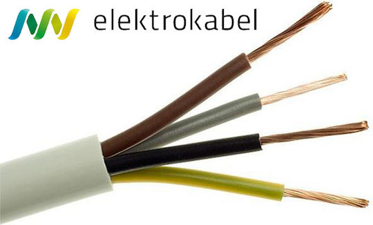 Werkstattkabel H05VV-F OWY 4x1 Weiß 100m