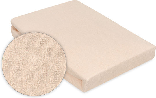 Matex Baby Sheet Crib Cotton Fitted Beige 70x140cm