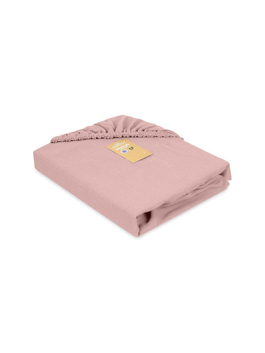 Matex Baby Bettlaken Für Krippe Baumwolle Angepasst Rosa 70x140cm