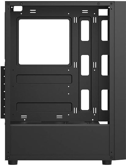 Darkflash A290 Gaming Midi Tower Κουτί Υπολογιστή με Πλαϊνό Παράθυρο Black