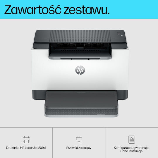 HP LaserJet M209d Black and White Printer