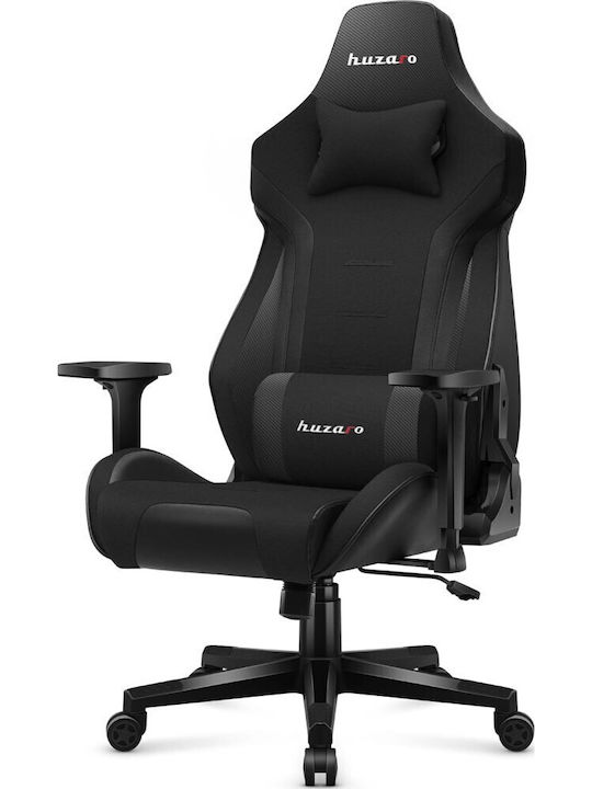 Huzaro Force 7.6 Υφασμάτινη Καρέκλα Gaming με Ρυθμιζόμενα Μπράτσα Μαύρη