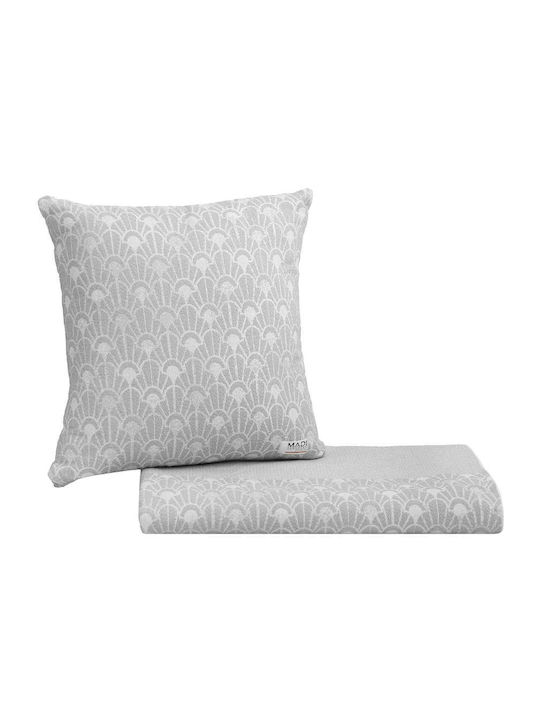 Madi Dominor Ριχτάρι Τριθέσιου Καναπέ 170x300εκ. Grey