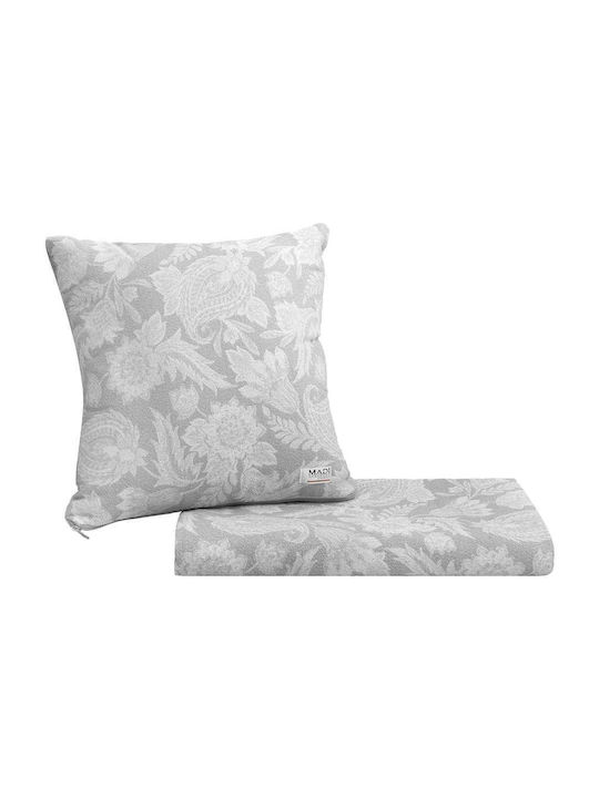 Madi Warmora Dreisitzer-Sofa Wurf 170x300cm Grau