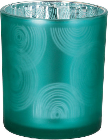 ArteLibre Laterne Glas Grün 9x9x10cm 1Stück