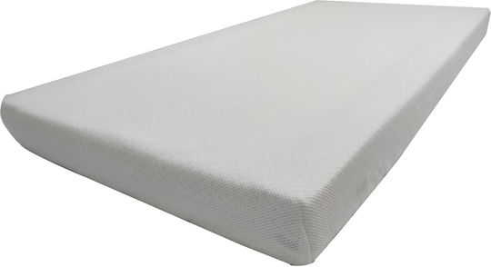 Matex Бебешки Чаршаф За Количка Памук с ластик Бял 70x140бр