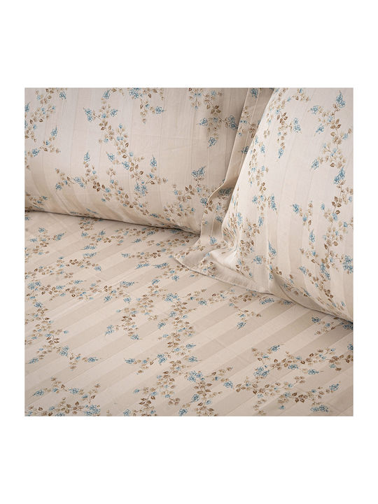 Beauty Home Art 12215 Nova Подредба Покривало Кингсайз Памук Пясък 220x240см