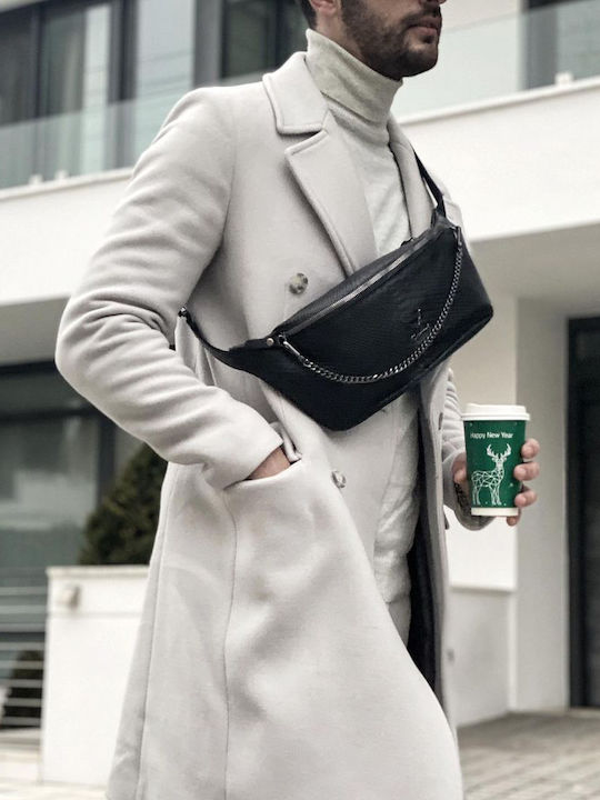 Herren Bum Bag Gürtel Schwarz