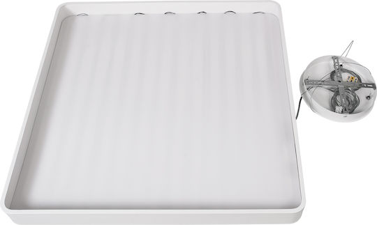 GloboStar Kamala Square Outdoor LED Panel 100W with Warm White Light 80x80cm