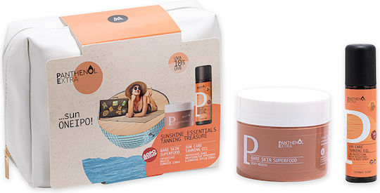 Panthenol Extra Sun..Όνειρο Set with Tanning Oil & Pouch