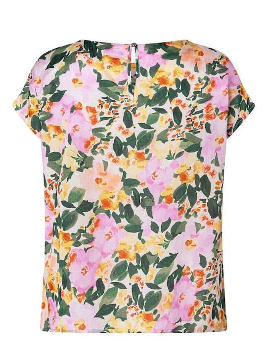 Γυναικεία Μπλούζα Floral Ροζ
