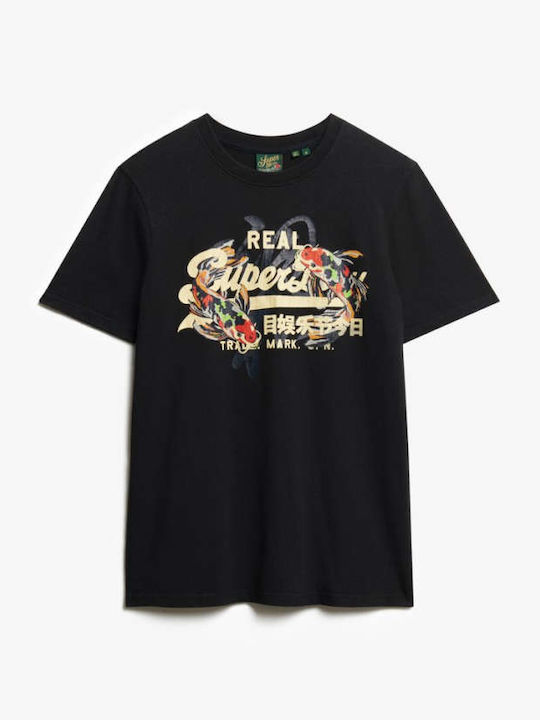 Tokyo T-shirt Μαύρο