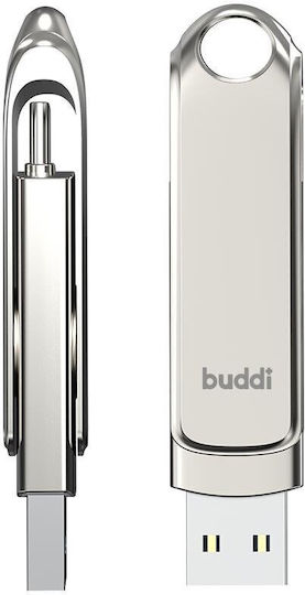 Buddi 32GB USB 3.1 Stick Γκρι