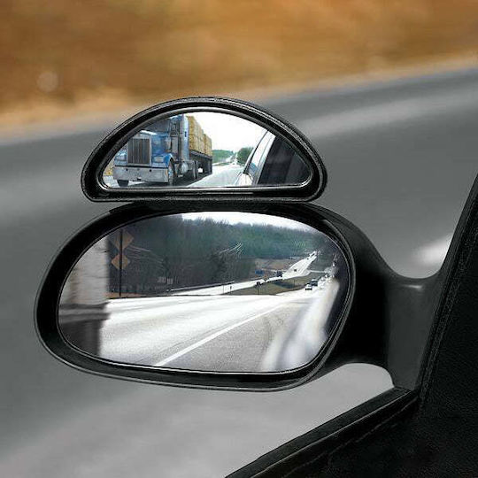 Oglindă auto suplimentară "unghi mort" lățime 11,5 cm se atașează la oglinda exterioară