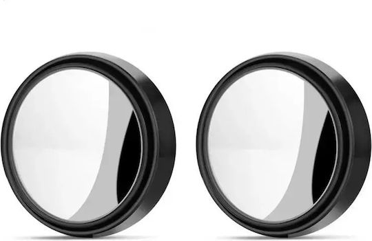 Set 2 Oglinzi Reglabile 360° pentru Unghi Mort Autoadezive Diametru 48 mm