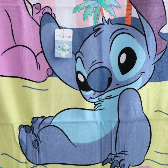 Disney Lilo & Stitch Cotton Kids' Beach Towel 70x140cm Ye18240 Multicolored 70x140cm