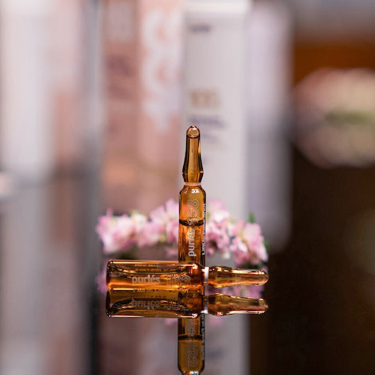 Purlés 163 LiftUp Serum pentru Față cu Vitamina C și Niacinamidă pentru Strălucire și Tonifiere 5x2ml