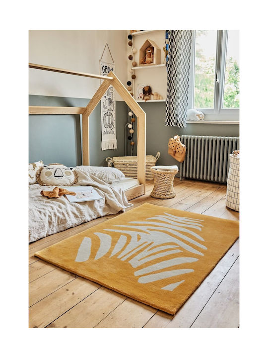 Zebra Handmade Kids Synthetic Rug 100x130cm