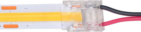 Smd Cob Snap Connector Type Straight 2pin 8mm 4a + 15cm Cable
