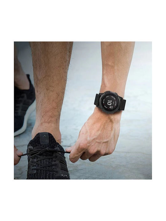 Best Accessories Velcro Nylon Strap Navy Garmin Fenix 5x 6x 7x 8 51mm