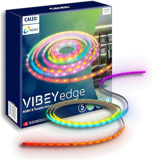 Calex Ταινία LED Ρυθμιζόμενο Λευκό Φως 5m