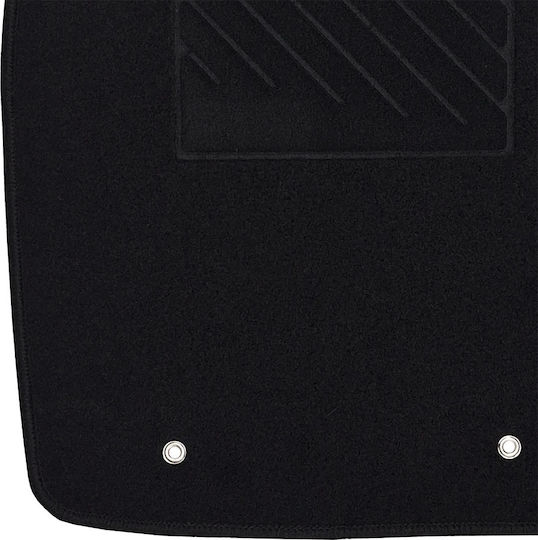 Set of Front and Rear Mats 5pcs for Toyota Avensis 2003-2009 Black