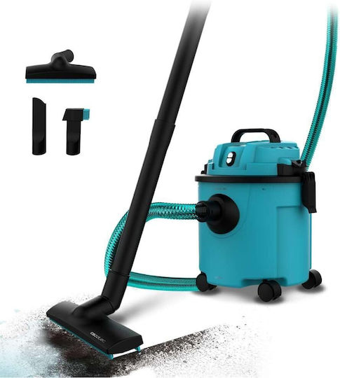 Cecotec Conga Rockstar Wet & Dry Σκούπα Υγρών / Στερεών 1200W με Πλαστικό Κάδο 16lt