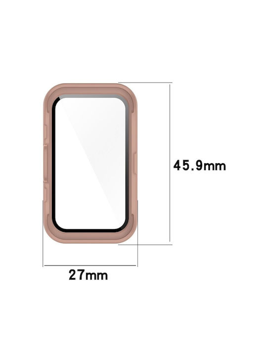 Plastic Case In Pink Color Huawei Band 8 Huawei Band 9