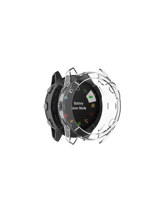 Best Accessories Silicone Case In Transparent Color Garmin Fenix 7