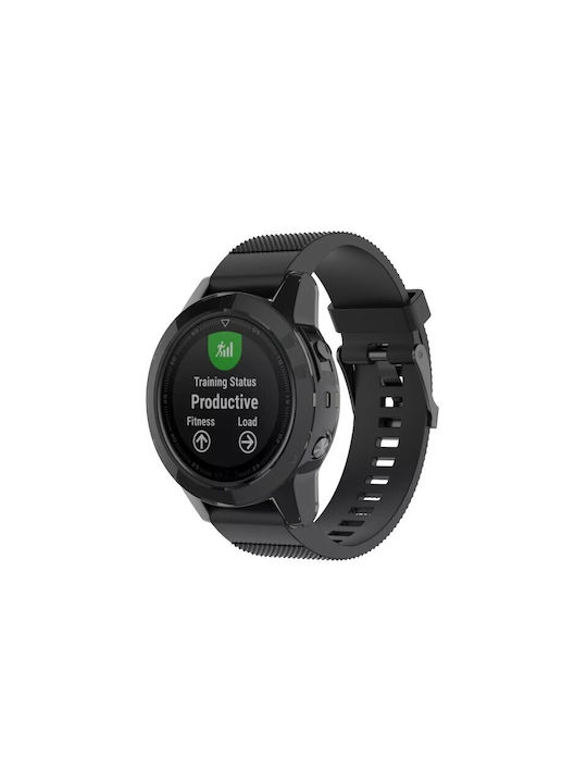 Best Accessories Silicone Case In Black Transparent Color Garmin Fenix 6 6 Pro