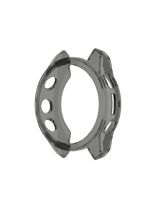 Best Accessories Silicone Case In Black Transparent Color Garmin Fenix 7