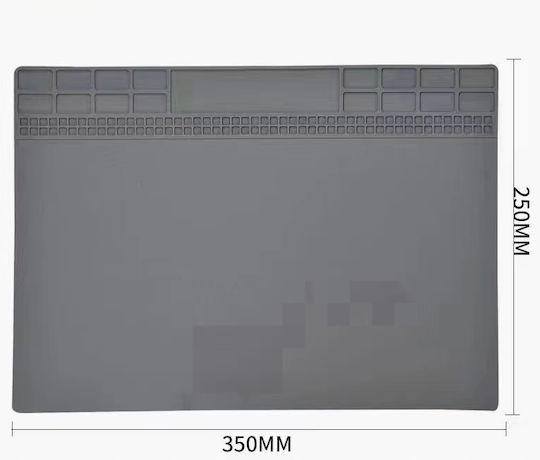 Graue Silikon Antistatikmatte 35x25cm