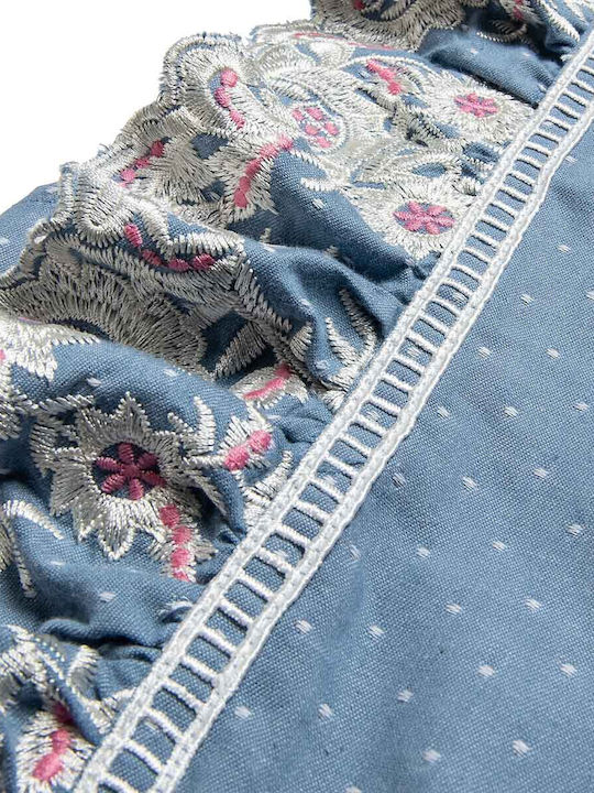Kinderbluse Ärmellos Blau