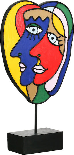 ArteLibre Dekorative Büsten aus Polyresin 20x7x35cm 2Stück ArteLibre Dekorative Büsten aus Polyresin 20x7x35cm 2Stück