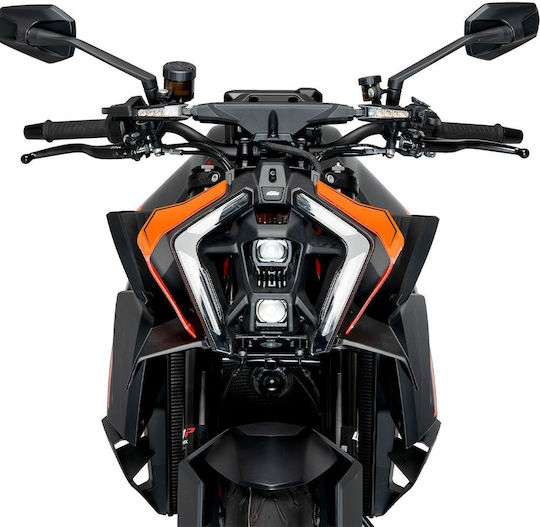 Puig Front Motorcycle Spoilers for KTM Super DUKE Black 1pcs