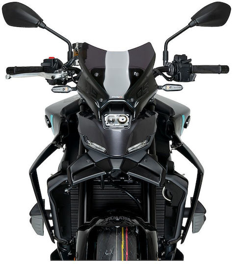 Puig Μπροστά Spoilers Μοτοσυκλέτας για Yamaha MT-09 Μαύρο